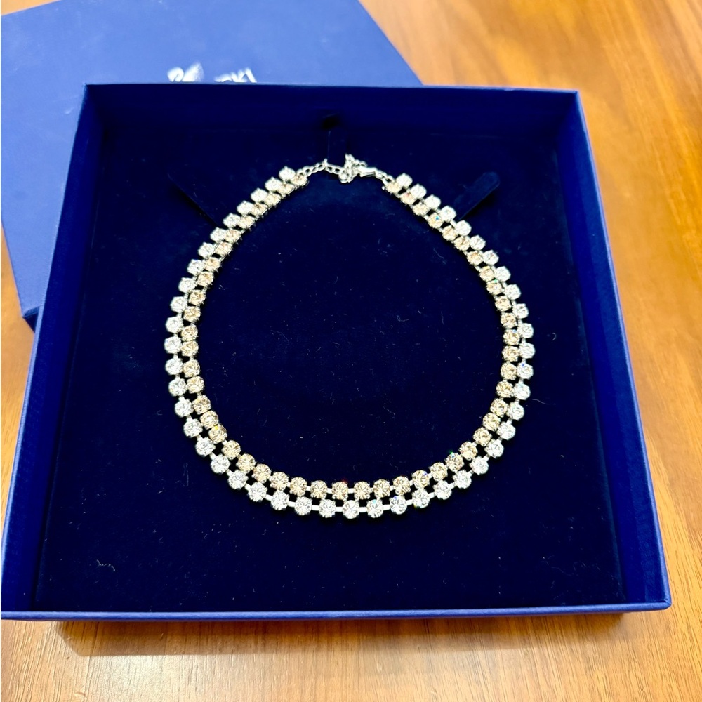 Swarovski Double Row Crystal Necklace